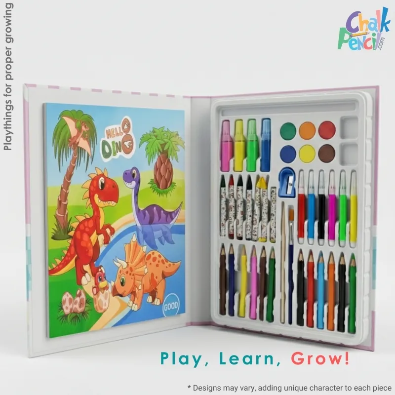 Dinosaur Coloring Book Set