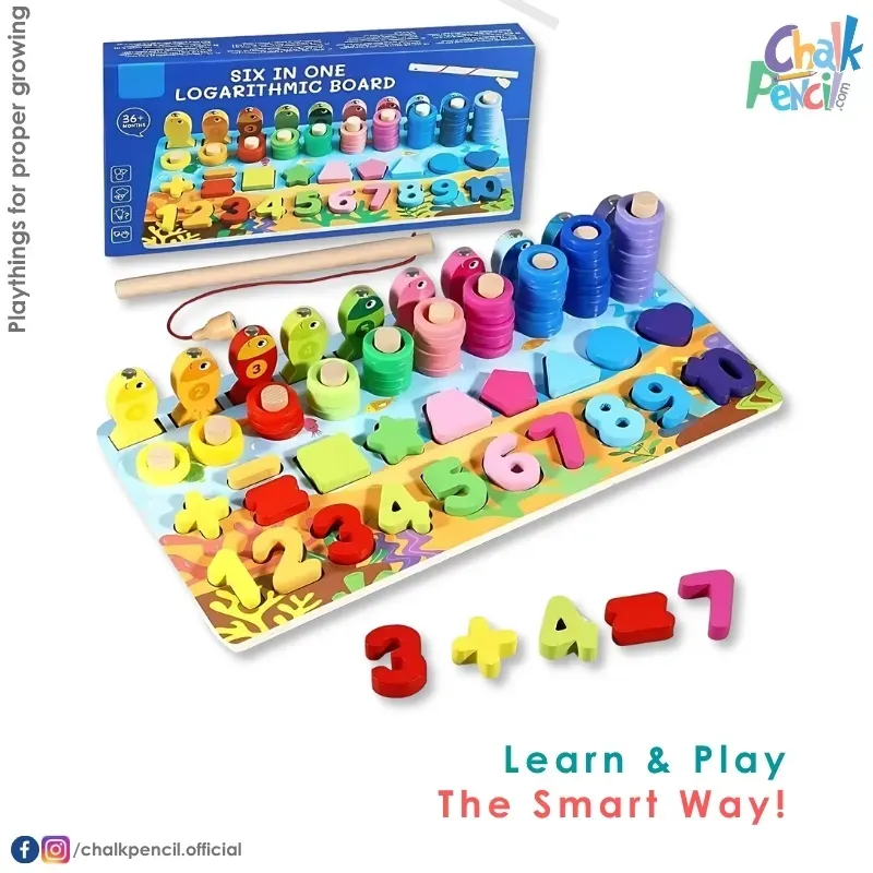 Six In One Logarithmic Board