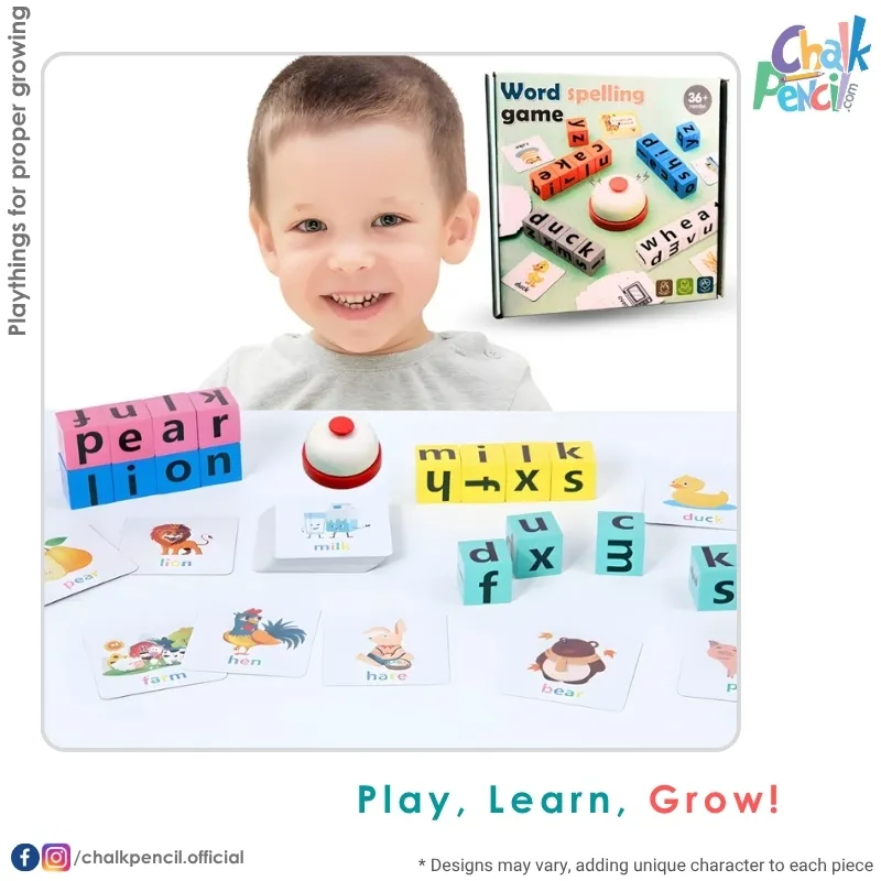 Word Spelling Game with Bell
