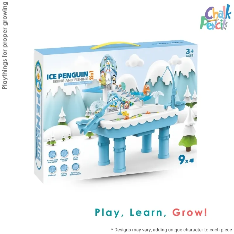 Ice Penguin 2 in 1 Skiing and Fishing - Image 2