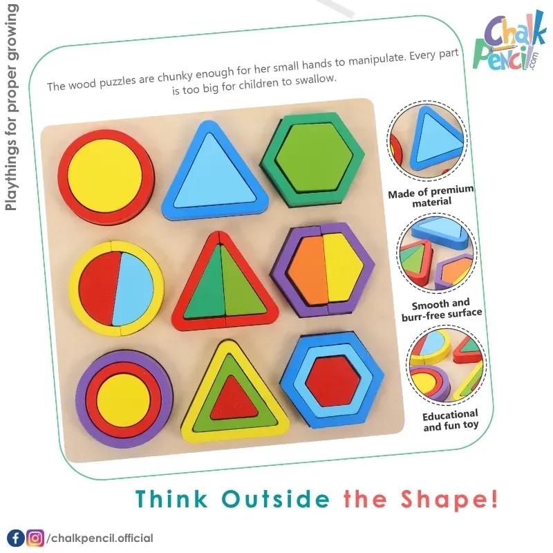 Geometric Puzzle Board