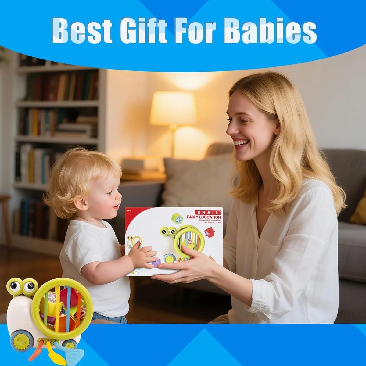 5 in 1 Montessori Sensory Snail Toy - Image 4