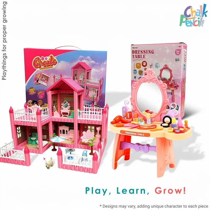Little Queen Palace and Dressing Table Combo - Image 1