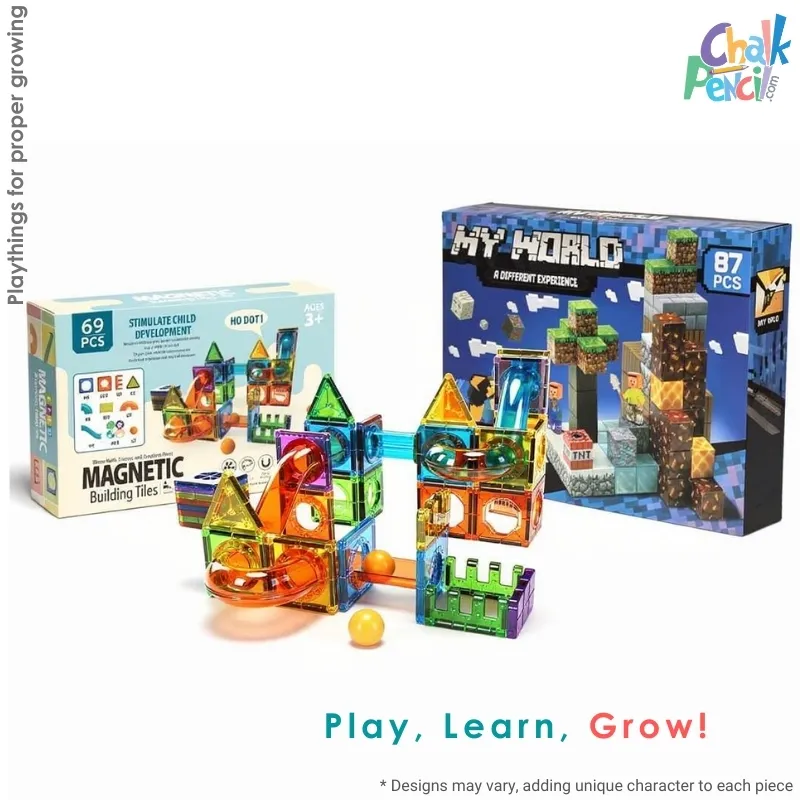 Magnetic Worlds Mega Building Set