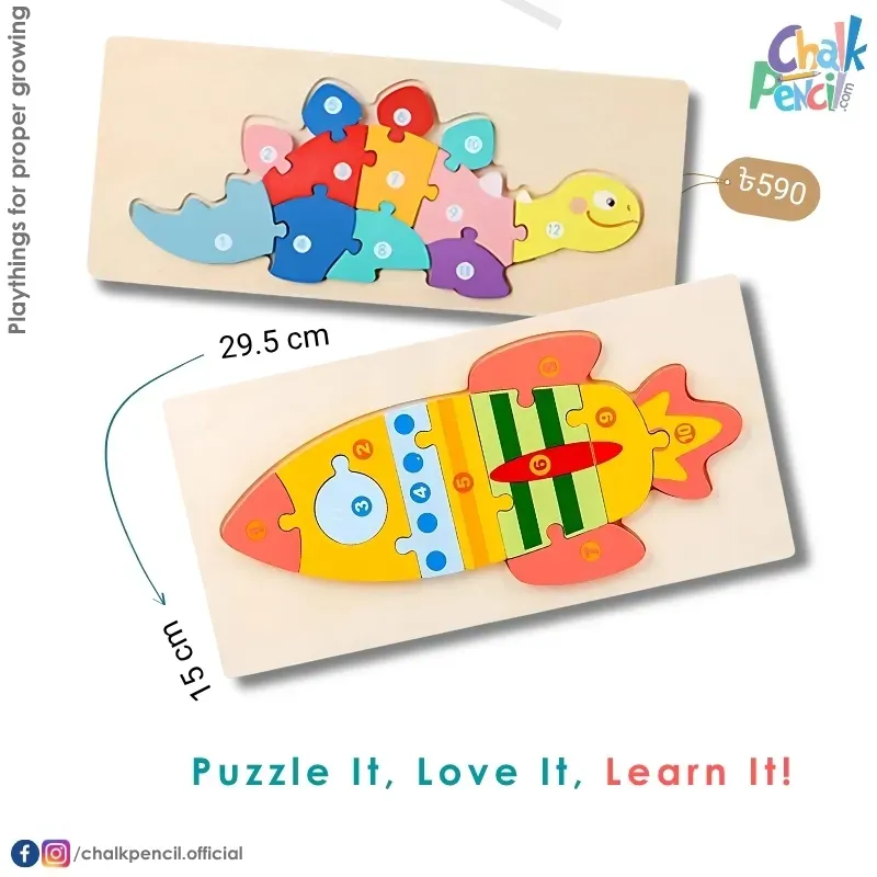 10 Pieces Puzzle Board Set 02