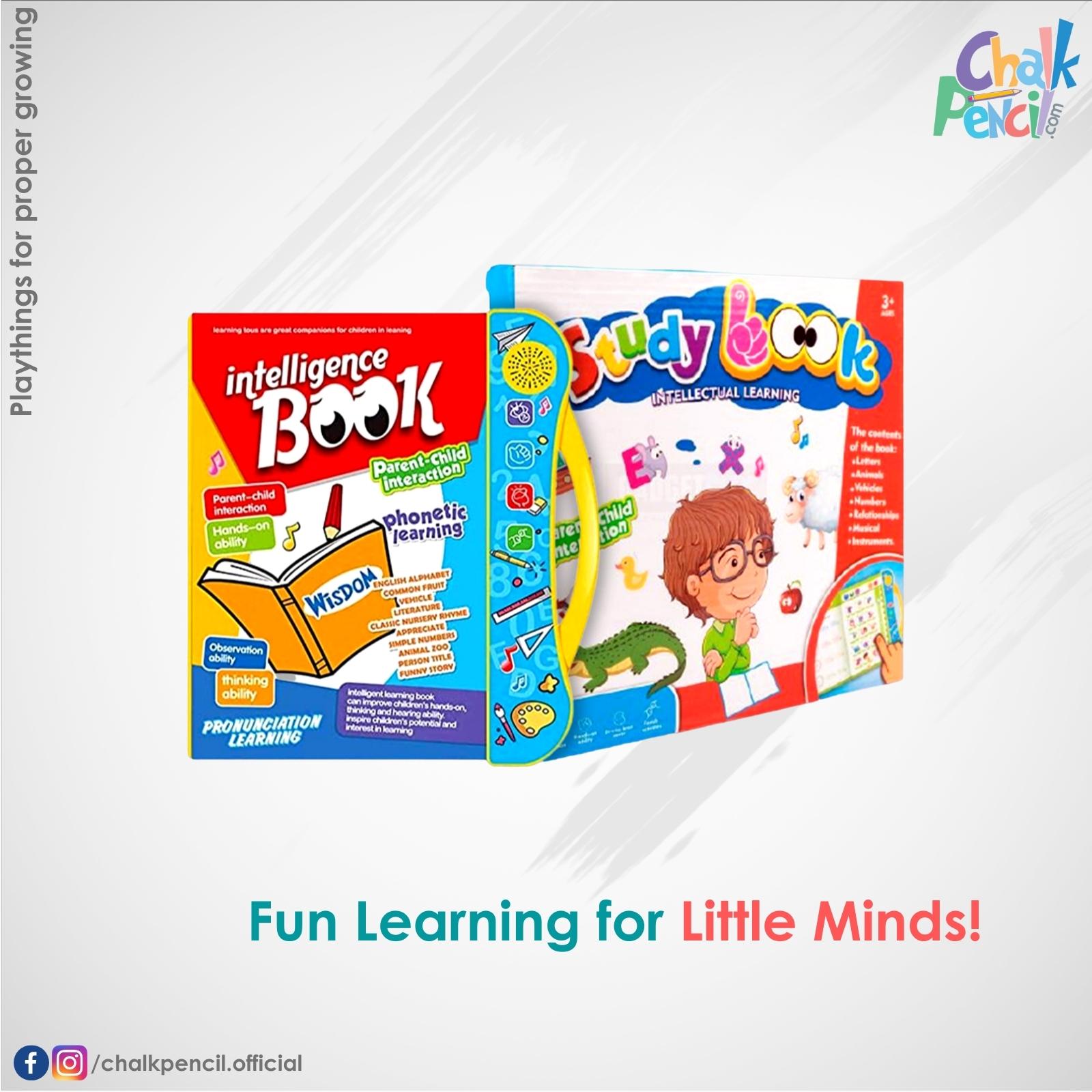 Colorful Kids Learning Intelligence Book