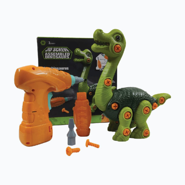 3D Screw Assembled Dinosaurs