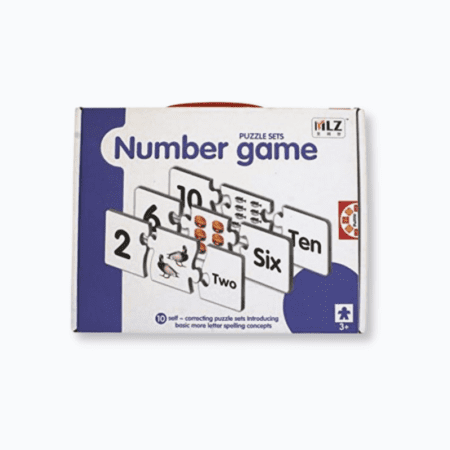 Number Game Self Correcting Puzzle Set