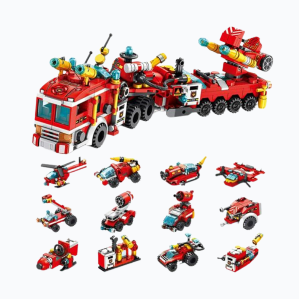 1 to 25 City Fire Truck