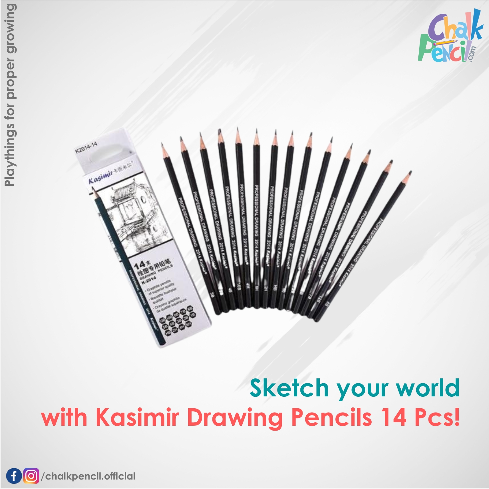 Kasimir Drawing Pencils 14 Pcs