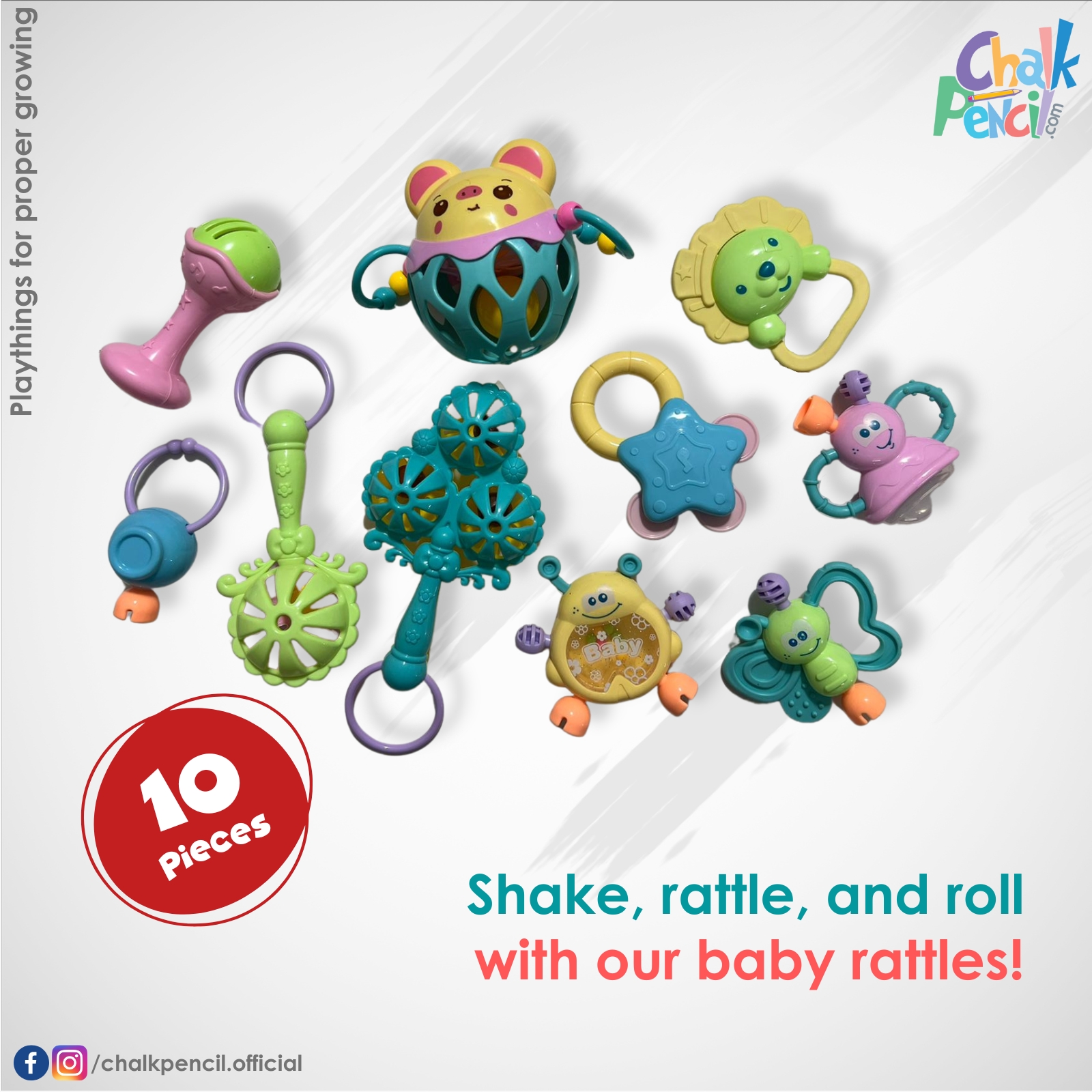 Baby Shake & Play Rattle Set (1)