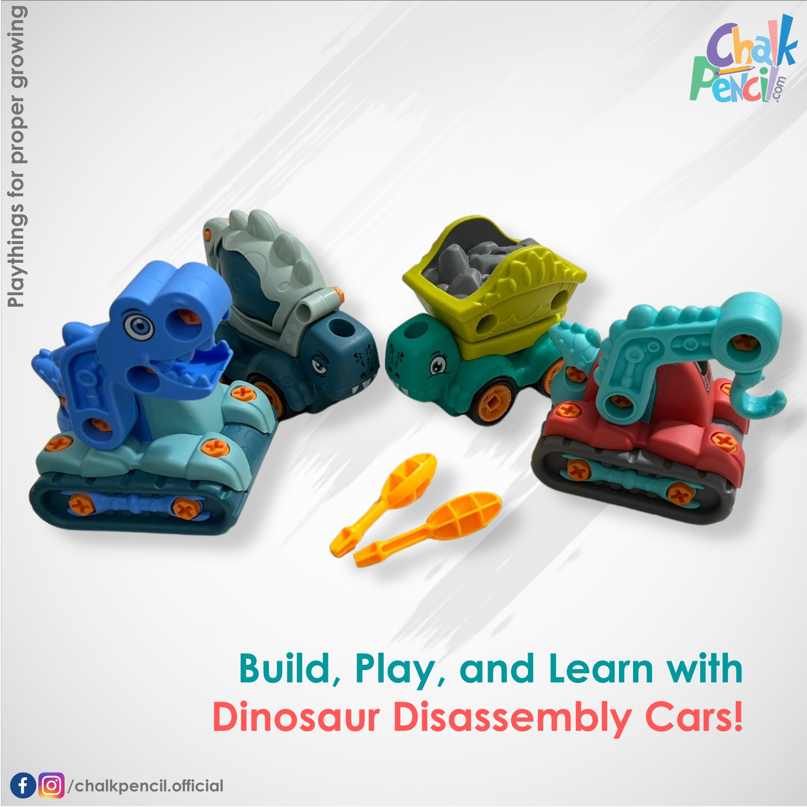 DIY Dinosaur Disassembly Cars
