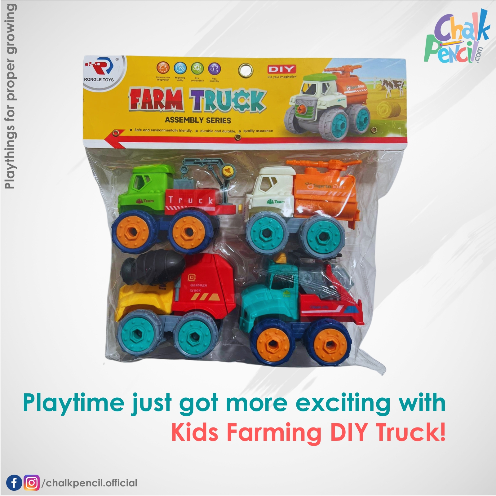 Kids Farming DIY Truck