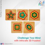 Web Premium 3D Shape Puzzles Set
