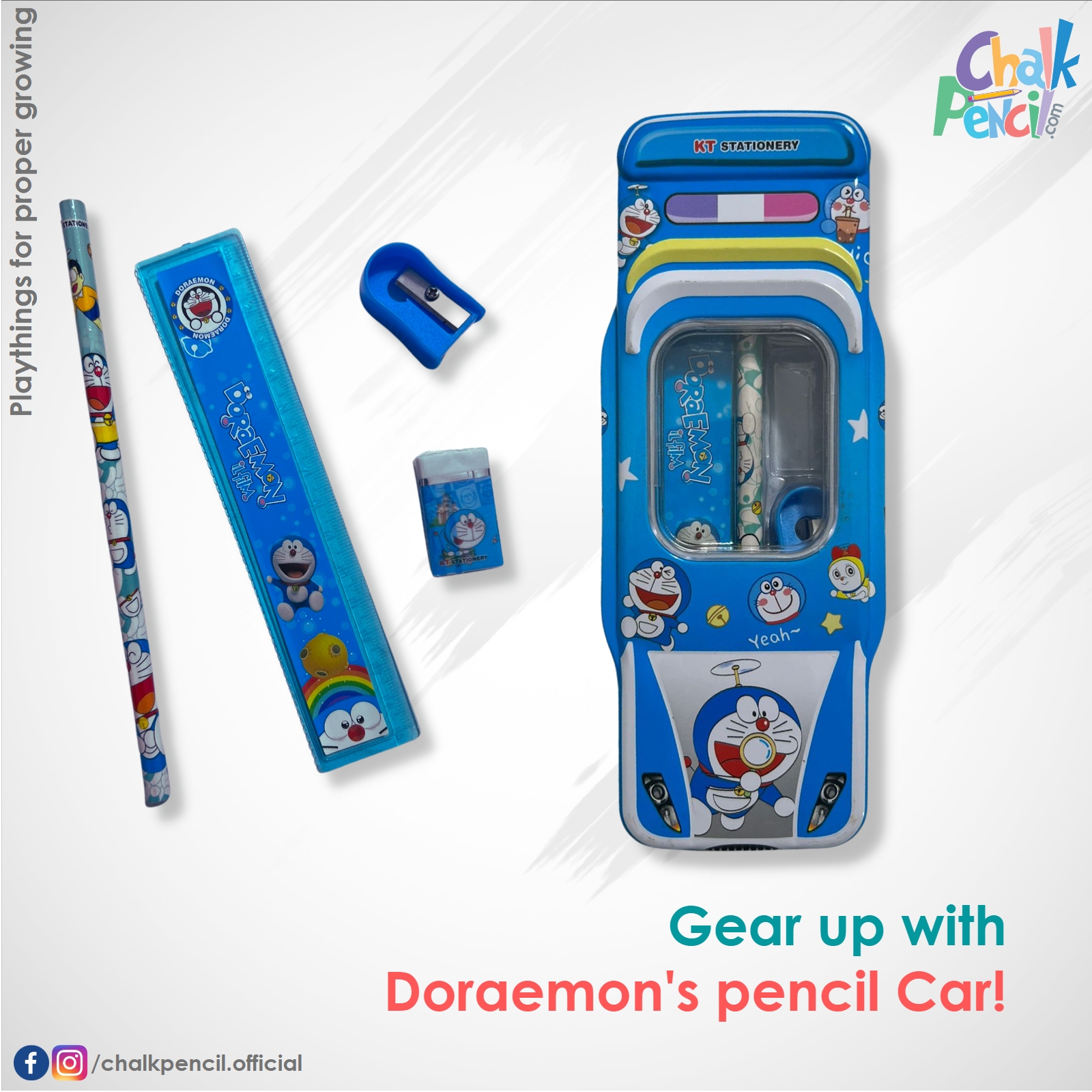 Doraemon Pencil Car Box