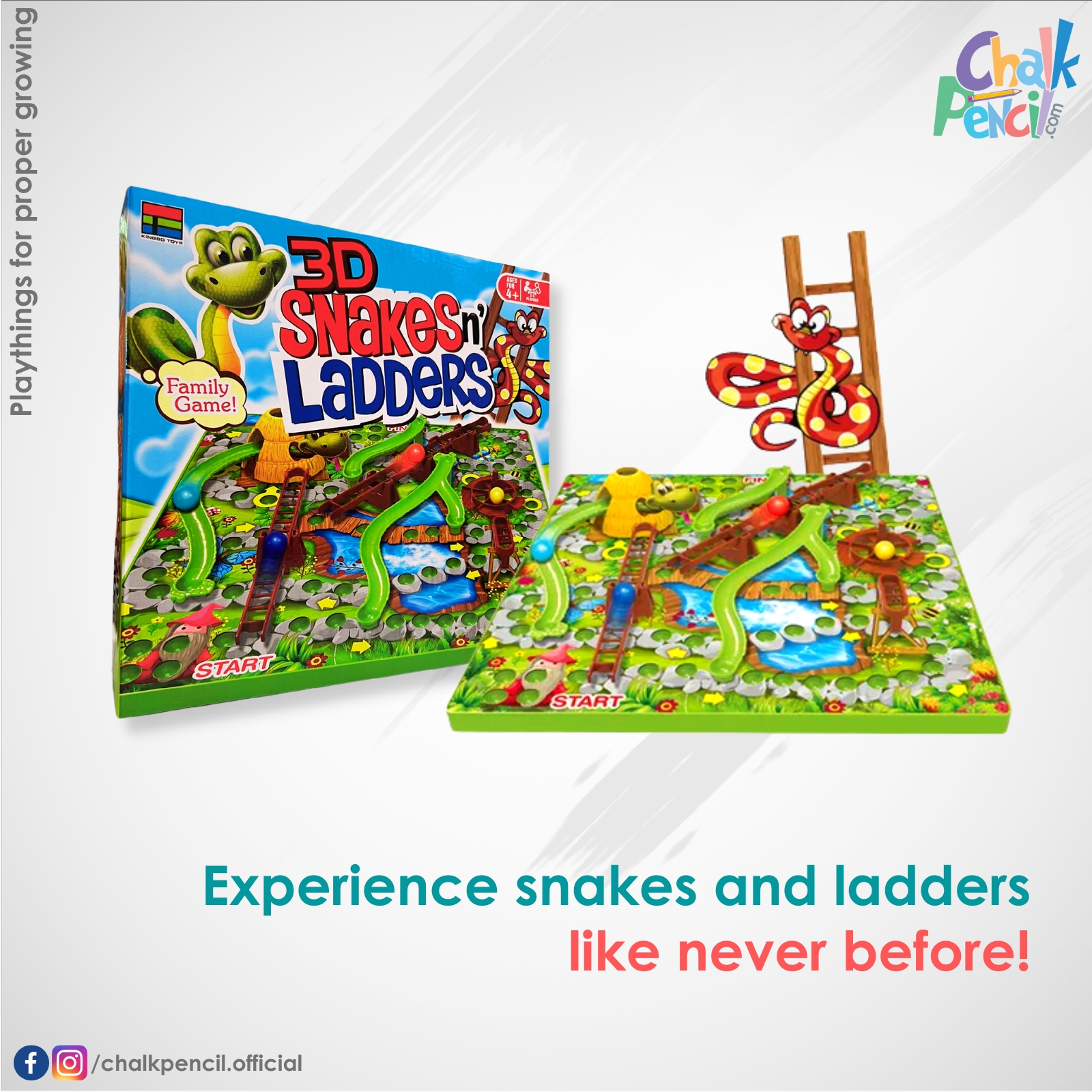 3D Snakes n' Ladders