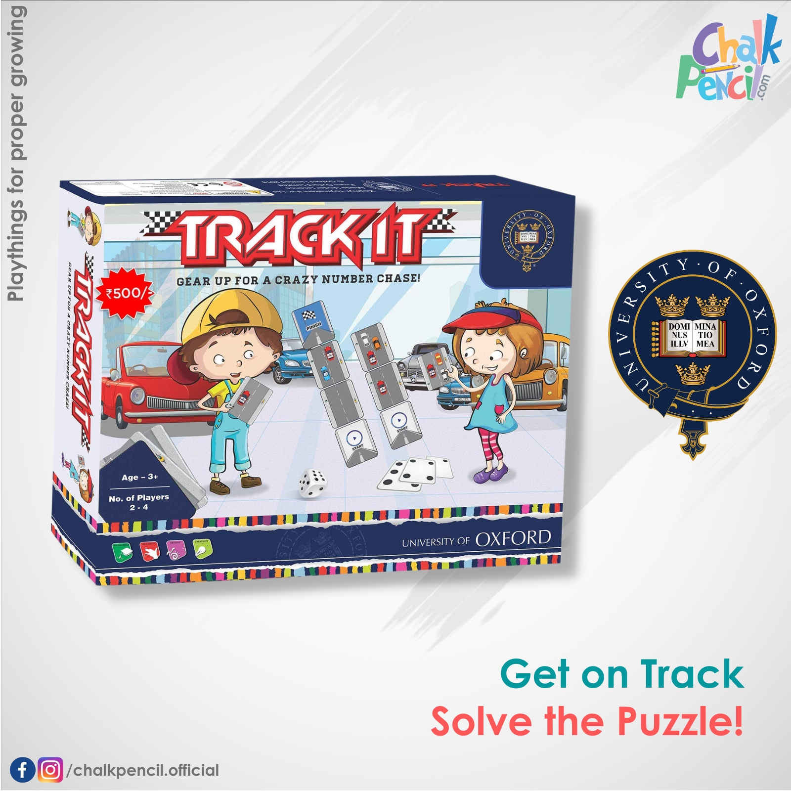 UNIVERSITY of OXFORD Track It Puzzle