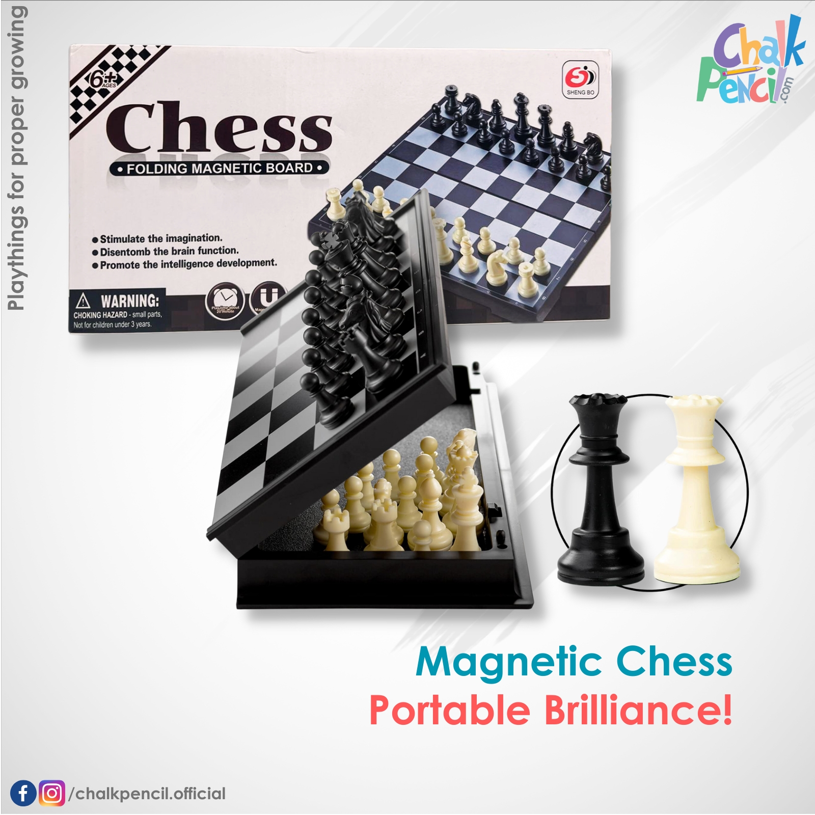 Exclusive Magnetic Folding Chess Board