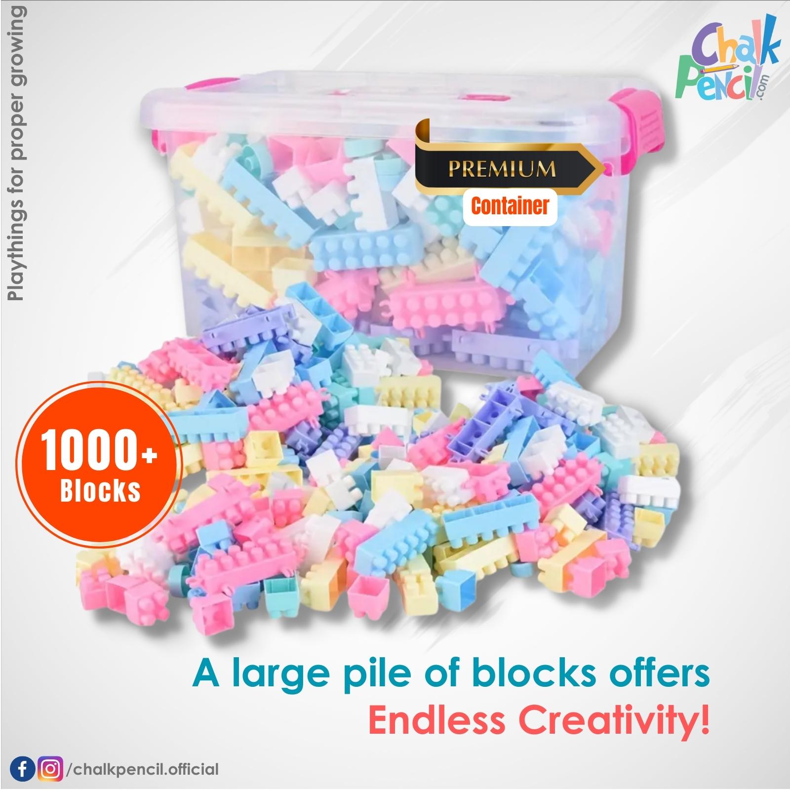 Large Pile of Blocks Endless Creativity