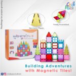 Web 3D Magnetic Tiles 60pcs
