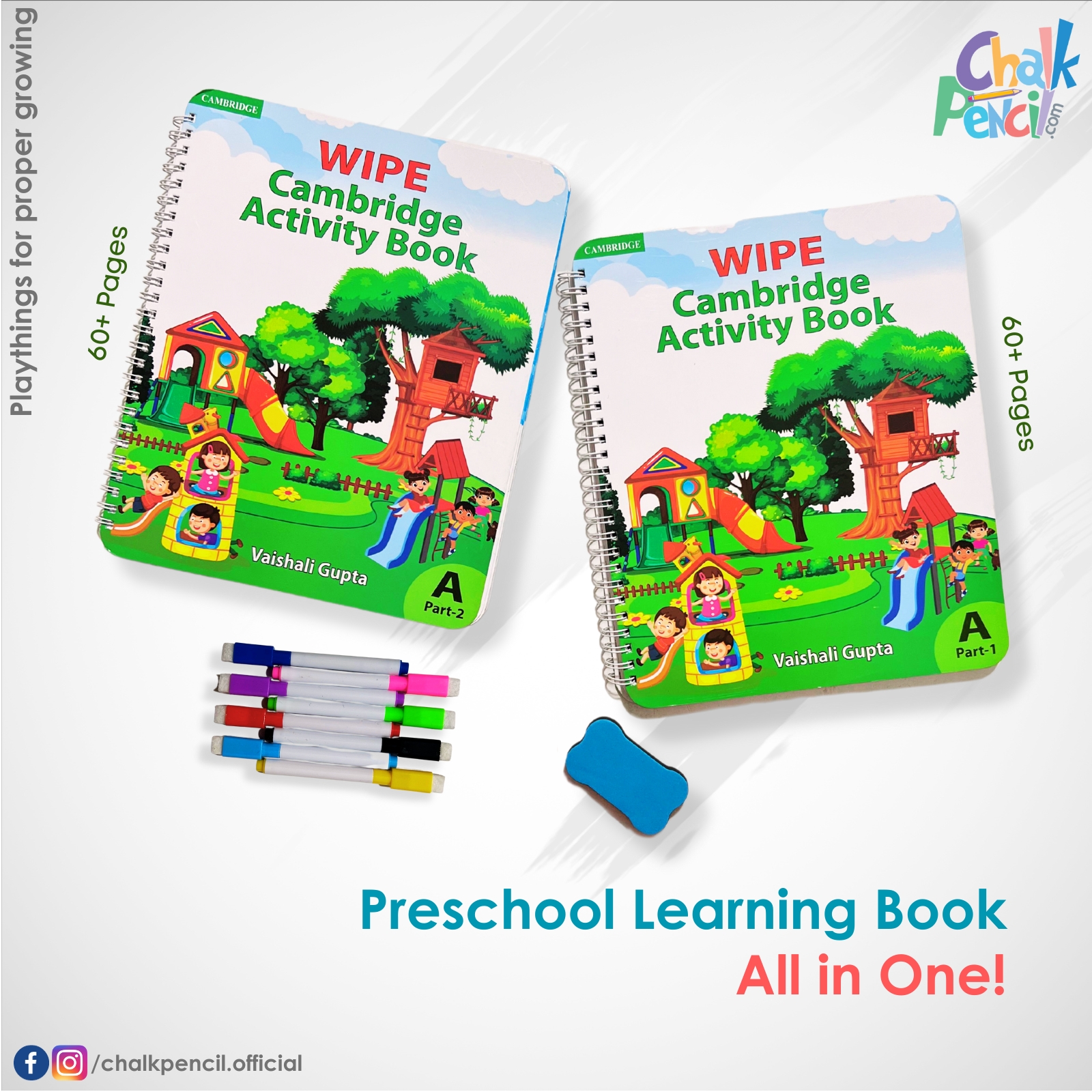 Wipe Draw & Learn Activity Book Package