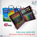 Web Dinosaur Theme Painting Set 47pcs