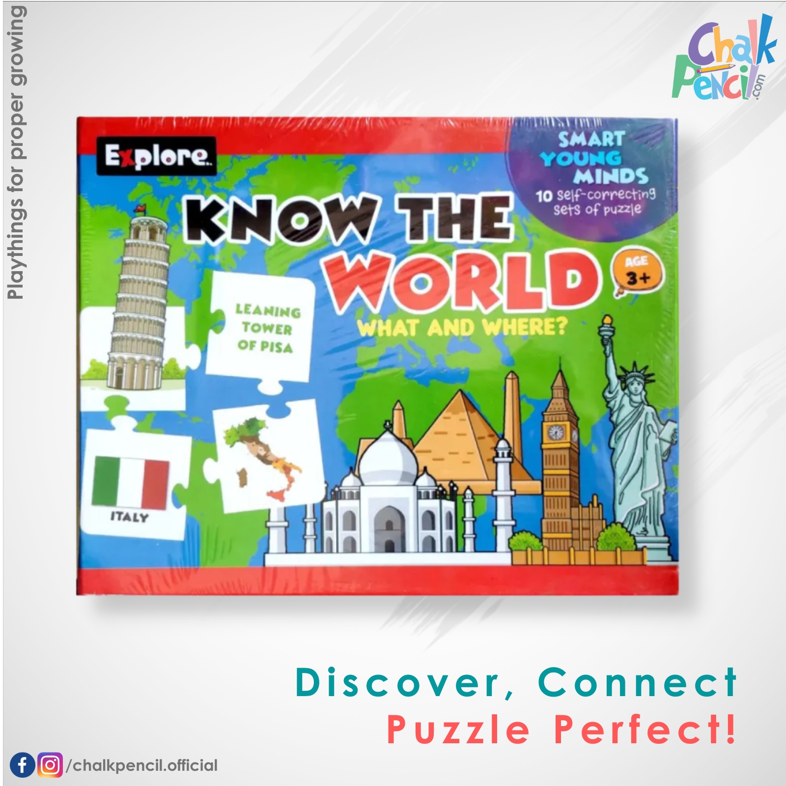 Web EKSPLOE 13008 Know The World Puzzle