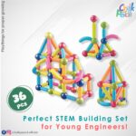 Web 3D Building Magnetic Sticks 36 Pcs (1)