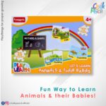 Web Funskool Let’s Learn Animals & their Babies Puzzle