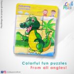 Web 6 Side Painting Crocodile Puzzle Set