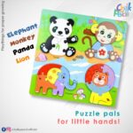 Web Cute Animals Puzzle Board