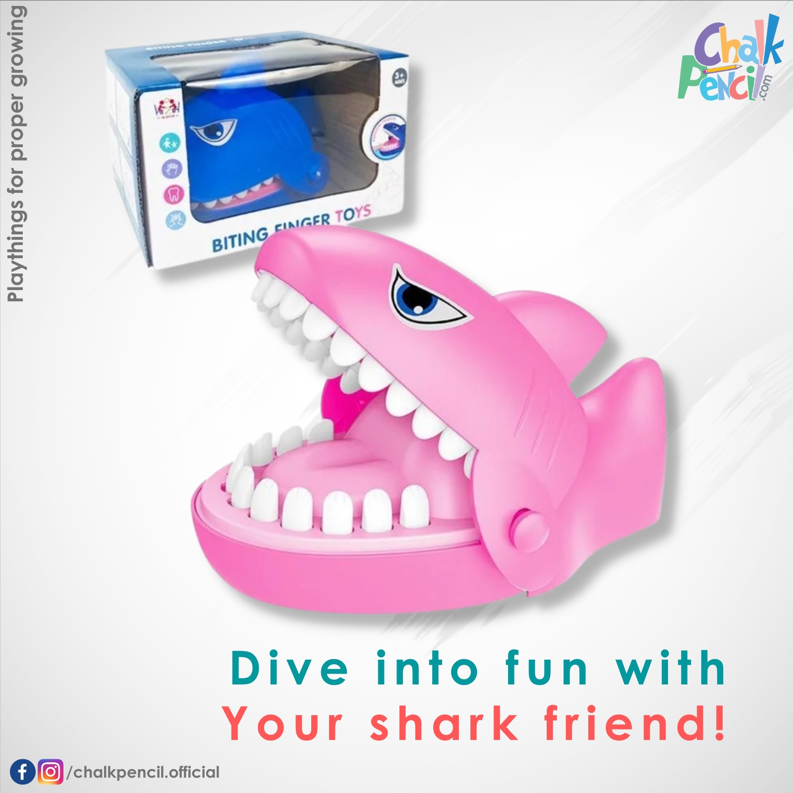 Toy Shark Biting Finger Toys