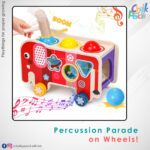 5 in 1 Elephant Percussion Car