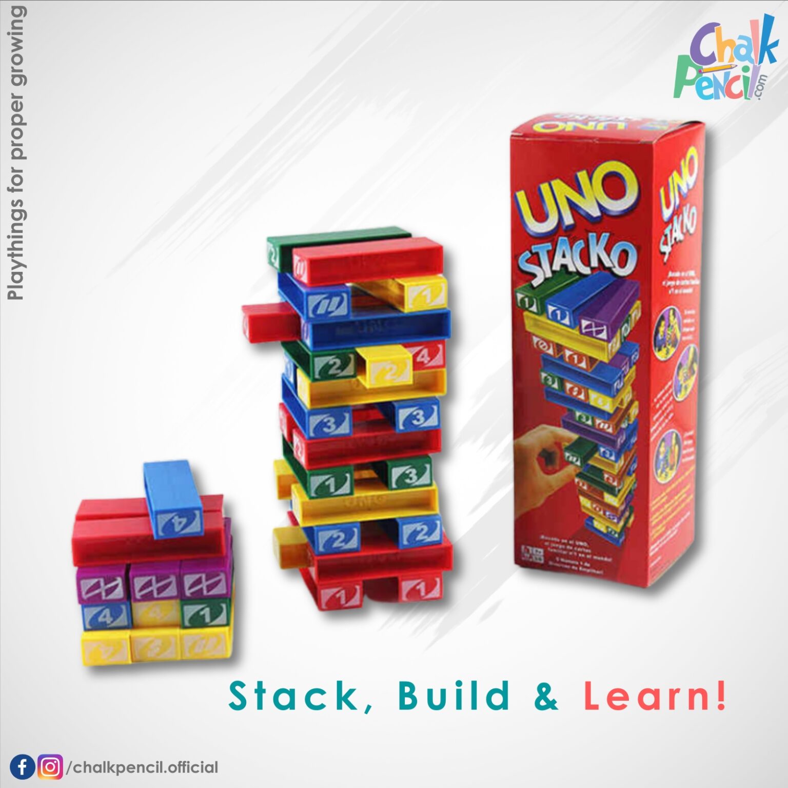 UNO Stacko: Fun and Challenging Stacking Game for Families ...