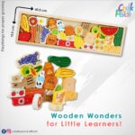 Web ABCD Wooden Learning Vegetables