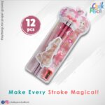 Web Princess Pink Pencil Set 12 pcs