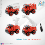 Web DIY Assembled Fire Truck Set