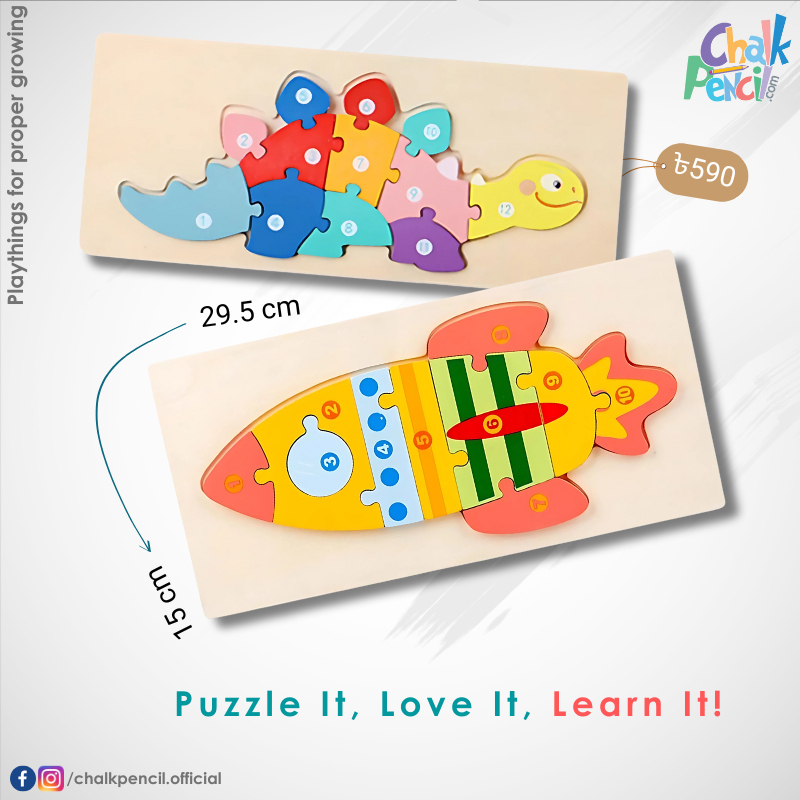 10 Pieces Puzzle Board Set 02