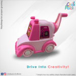 Web Exclusive Car Shape Jumbo Pink Sharpener