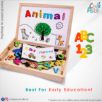 Web Cartoon Letter Puzzle Board