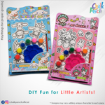 Web Kids DIY Coloring Stickers Set