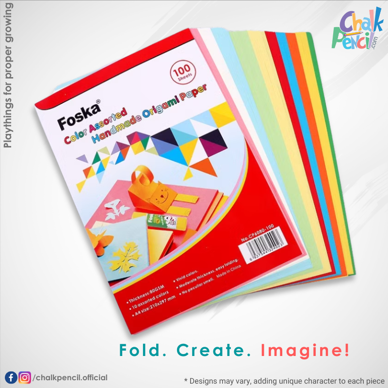 Foska Color Assorted Handmade Origami Paper